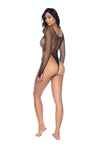 Seductive Nights Sexy Mesh Bodysuit Ð Long Sleeve Fishnet