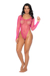 Seductive Nights Sexy Mesh Bodysuit Ð Long Sleeve Fishnet
