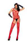 Heartbreaker Heart-Net Suspender Bodystocking
