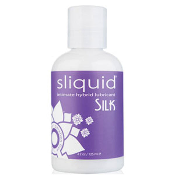 Hybrid Lubricant – Sliquid Silk Long-Lasting Natural Glide (4oz)