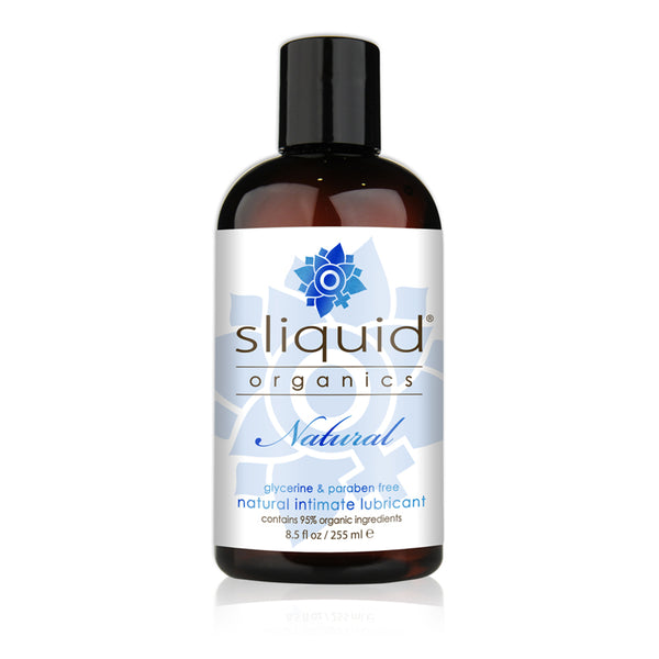 Sliquid Organic Natural Lubricant – Pure Vegan Intimate Moisture 8.5oz
