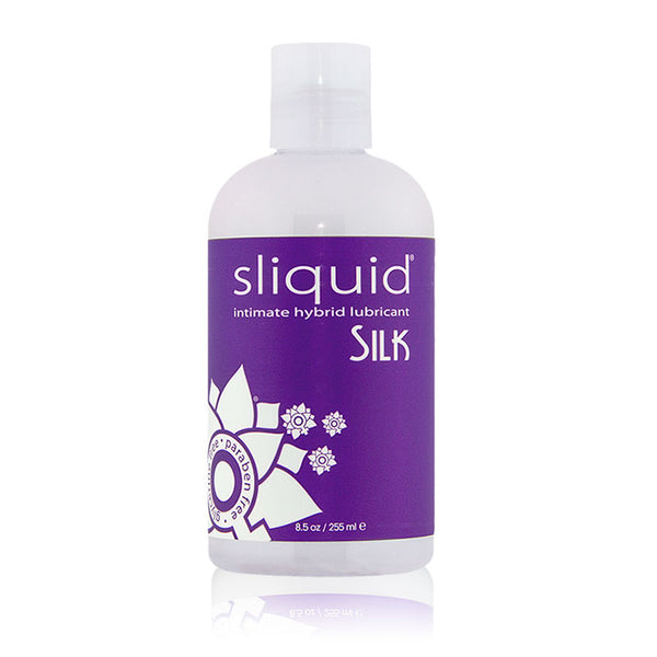 Silk Lubricant – Natural Hybrid Water & Silicone Formula (8.5oz)