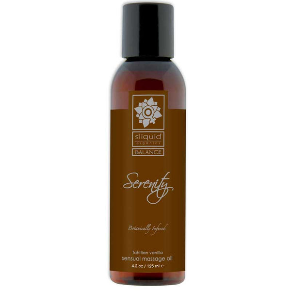 Sliquid / Serenity Sensual Massage Oil – French Vanilla Botanical Infusion 8.5oz