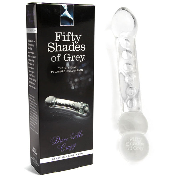 Fifty Shades / Luxurious Glass Massage Wand 7.5 inches