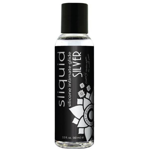 Sliquid Silver / Premium Silicone Lubricant – Long-Lasting, Velvet-Smooth Pleasure 2oz