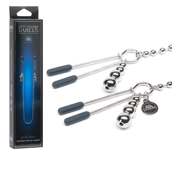 Fifty Shades / Mercy Luxe Weighted Nipple Clamps – Sensual Pressure & Power Play
