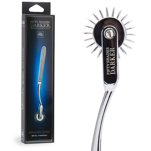 Fifty Shades / Adrenaline Spikes Metal Pinwheel – Sensual Precision & Electric Tease