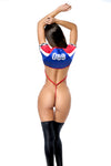 Pit Stop Hottie Costume Ð Sexy Racer Girl Roleplay Lingerie Outfit
