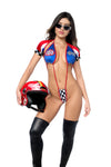 Pit Stop Hottie Costume Ð Sexy Racer Girl Roleplay Lingerie Outfit