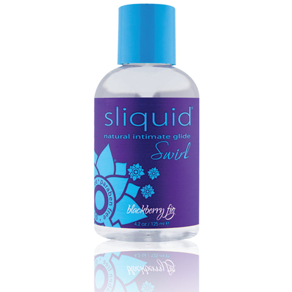 Sliquid Swirl / Blackberry Fig Flavored Lubricant – Silky Sweet Intimate Pleasure 4.95oz