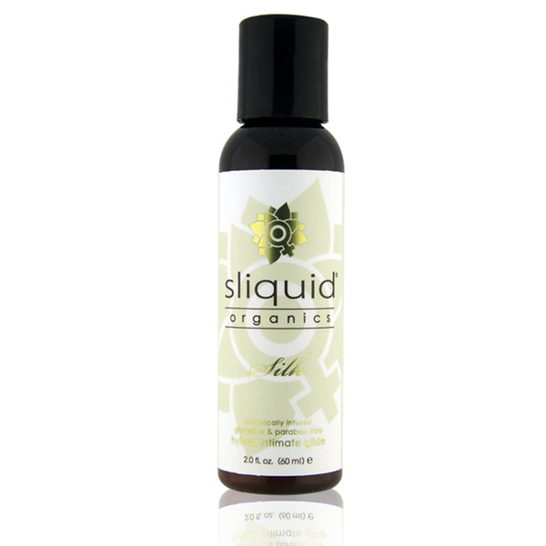 Sliquid Organics / Aloe-Silicone Hybrid Lubricant – Silky Long-Lasting Botanical Glide 2oz