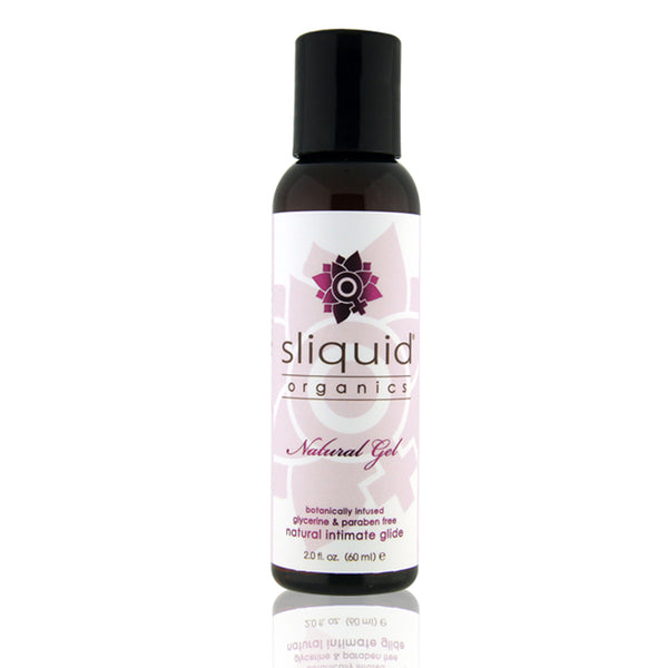 Sliquid Organics Natural / Organic Aloe Anal Gel Lubricant – Ultra-Thick Botanical Formula 2oz