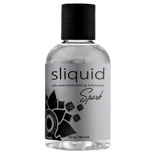 Sliquid Spark Booty Buzz / Cooling Silicone Lubricant – Long-Lasting Tingling Pleasure Glide 4.95oz