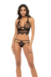 Classic Lace Two-Piece Set - Bralette with Matching Thong
