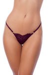 Eyelash Lace Babydoll with Underwire Support & Matching Thong