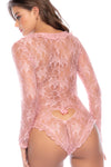 Romantic Rose Sleep Romper Ð Sexy Loungewear One-Piece Pajama