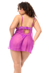 Flirty Azalea Babydoll with Matching Panty Ð Sexy Sheer Lingerie