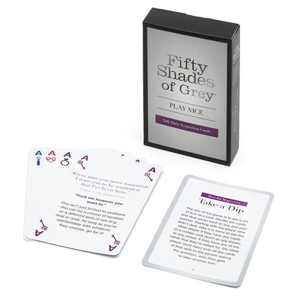 Fifty Shades / Play Nice Erotic Card Game – Fifty Shades-Inspired Seductive Play