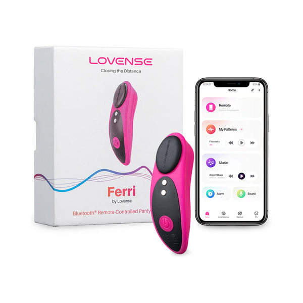 Lovense Ferri Wearable Magnetic Panty Vibrator – App-Controlled Clitoral Teaser