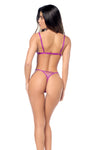 Playful Pink Agate Two-Piece Set Ð Sexy Sheer Lingerie Ensemble