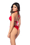 Playful Pink Two-Piece Lingerie Set Ð Sexy Sheer Bra & Panty Outfit