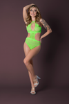 "Oasis Mirage" Cutout Boy Short Teddy – Magic Silk Seamless Collection