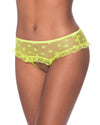 Starstruck Seduction: Neon Skirted Crotchless Hipster & Pina Colada Wipes Set