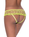 Starstruck Seduction: Neon Skirted Crotchless Hipster & Pina Colada Wipes Set
