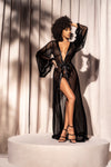 Luxe Elegance Mesh Robe - Glamour and Sophistication in Lingerie Robe Luxe Elegance Mesh Robe: Embrace Glamour and Sophistication Embody the