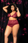 Floral Elegance Bicolor Lace Lingerie Set Lingerie Sets Feel Radiant in our Floral Elegance Bicolor Lace Lingerie Set