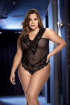 Embrace the Allure: Black Lace Teddy Teddy Embrace the Allure: Black Lace Teddy Dare to bare and