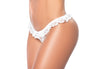 Playful Lace Peek-A-Boo Panty Ð Sexy Cutout Lingerie in Black/Red/White