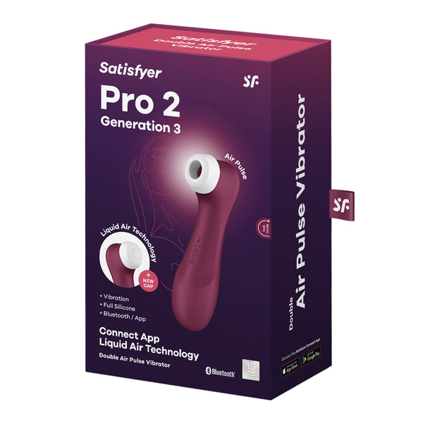 Satisfyer Pro 2 Generation 3 With App Wine Red