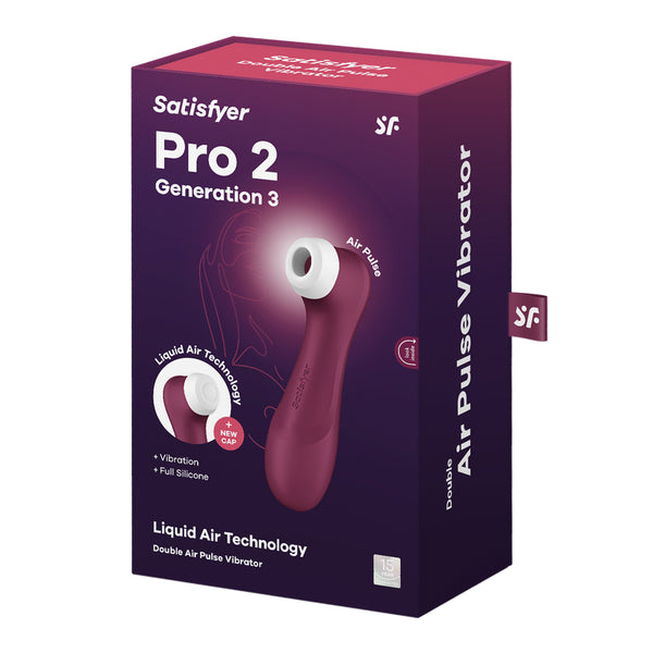 Satisfyer Pro 2 Generation 3 Non-App Wine Red