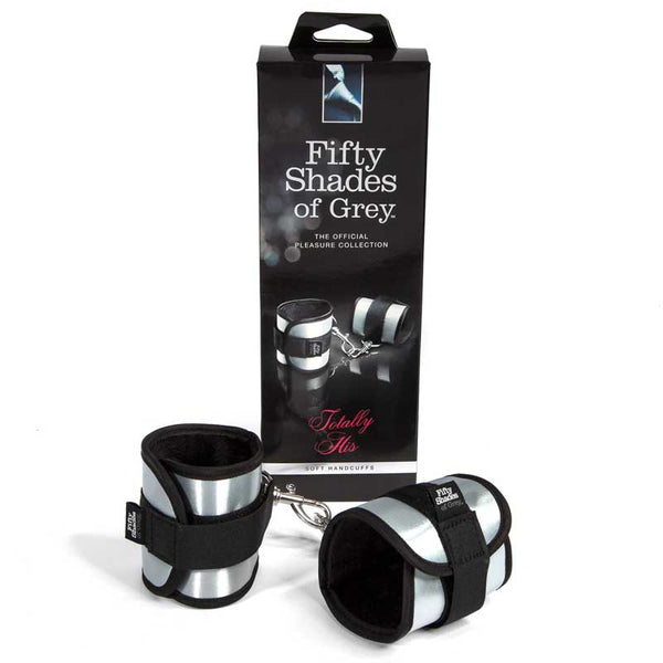 50 Shades TotallyHis Soft Handcuffs Silv