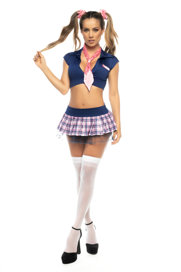 Sexy Schoolgirl Costume - Complete Set for a Playful and Alluring Look - High-quality, stylish, and affordable.