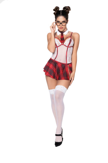 Schoolgirl Costume Outfit Set - Playful Nostalgia Ready