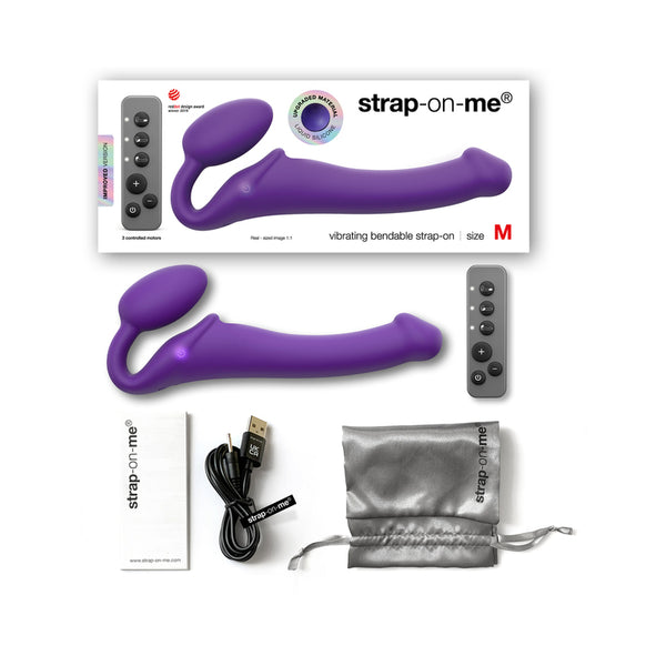 Strap-On-Me VibrBendableStrapOn Pur M