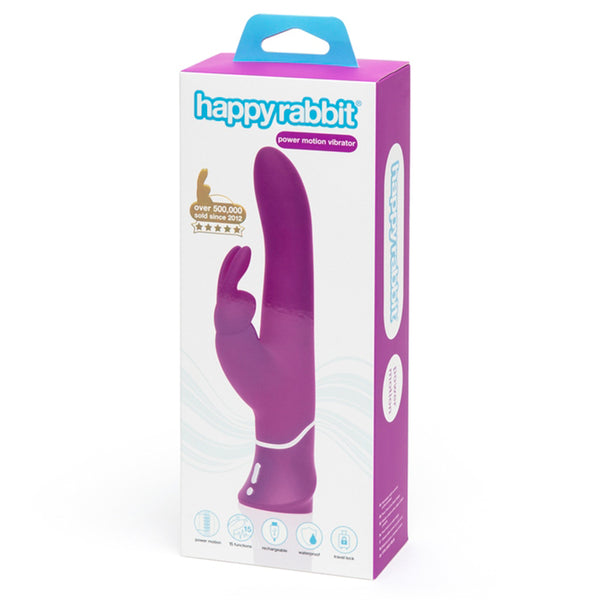 HR Power Motion Rabbit Vibrator Purple