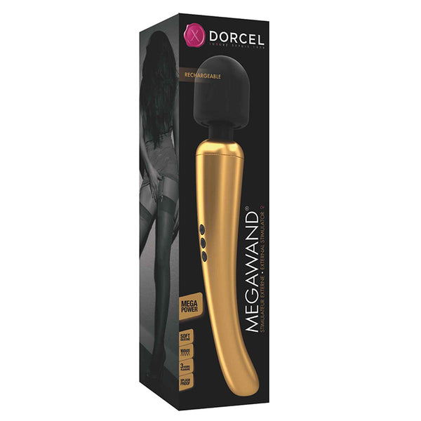 Dorcel MegaWand Vibrator Gold/Black