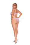 "Lust in Bloom" Lavender Lace Cut-Out Teddy – Sculpt, Seduce, Bloom