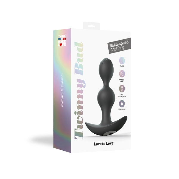 Love to Love TwinnyBud VibrPlug Blk