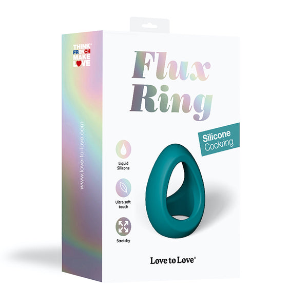 Love to Love Flux Ring Cockring Blue