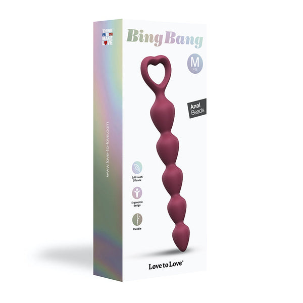 Love to Love Bing Bang Anal Beads Blk L