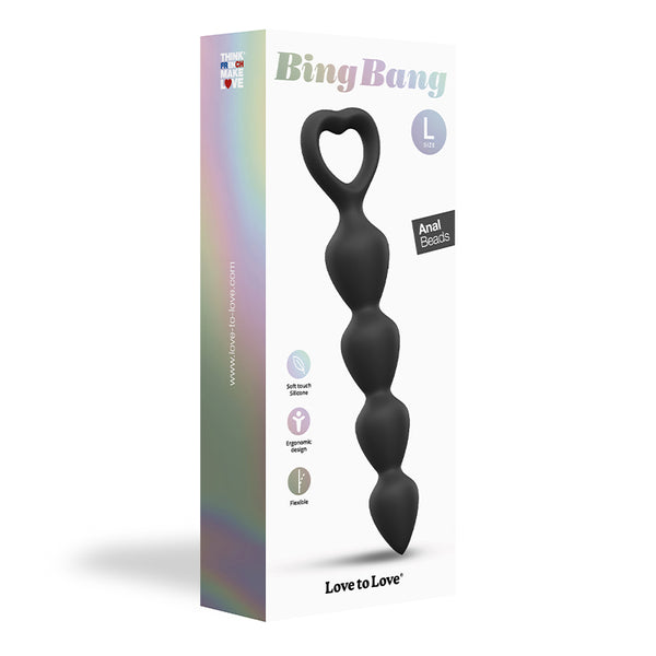 Love to Love Bing Bang Anal Beads Blk L