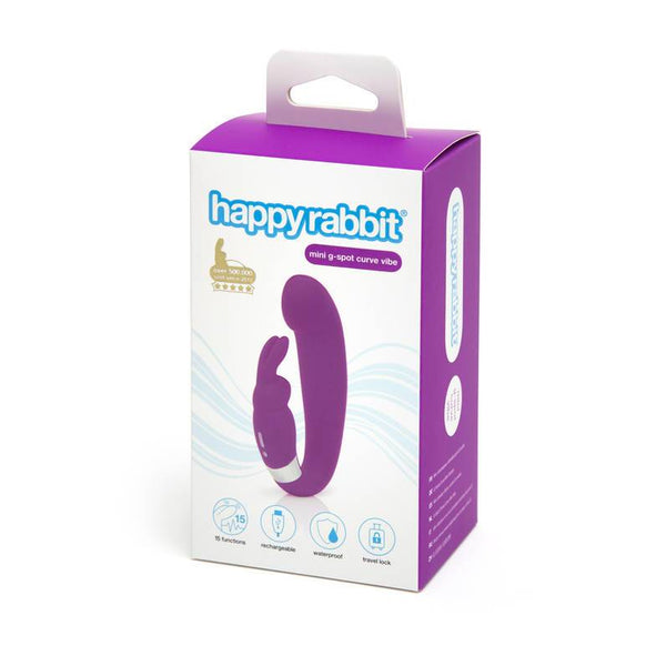 HR Mini G-Spot Curve Vibe Dual Stim Pur