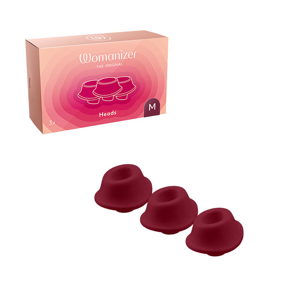 Womanizer 3pk Type A Heads Bordeaux M