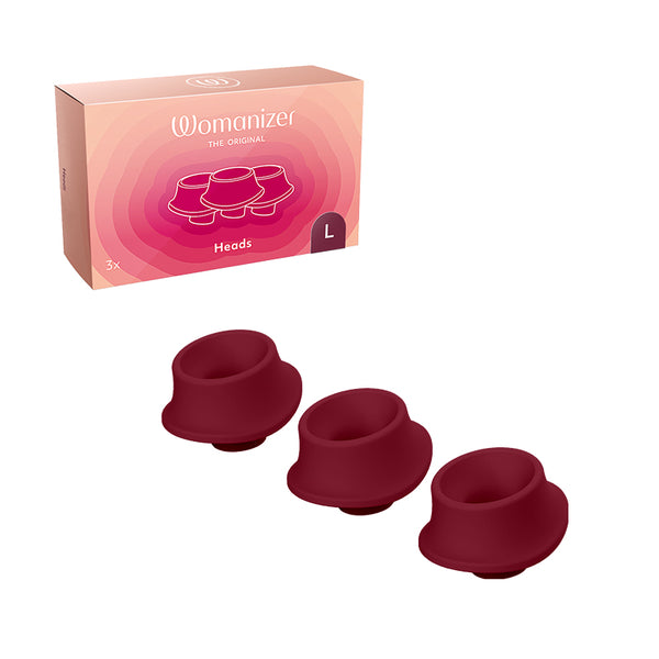 Womanizer 3pk Type A Heads Bordeaux L