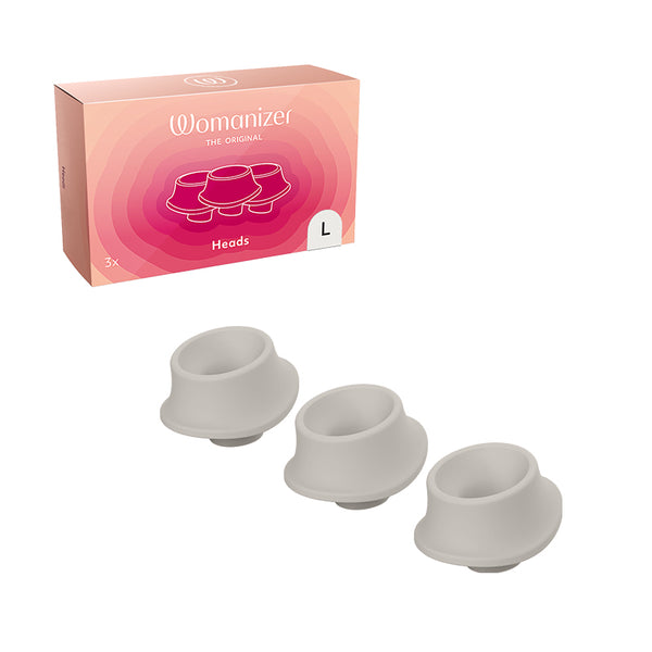 Womanizer 3pk Type A Heads Warm Gray L