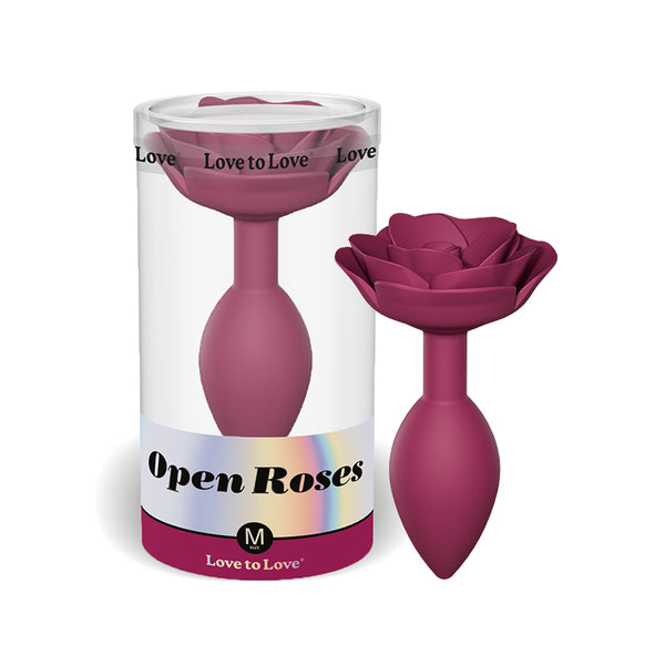 Love to Love Open Roses Anal Plug Bur M